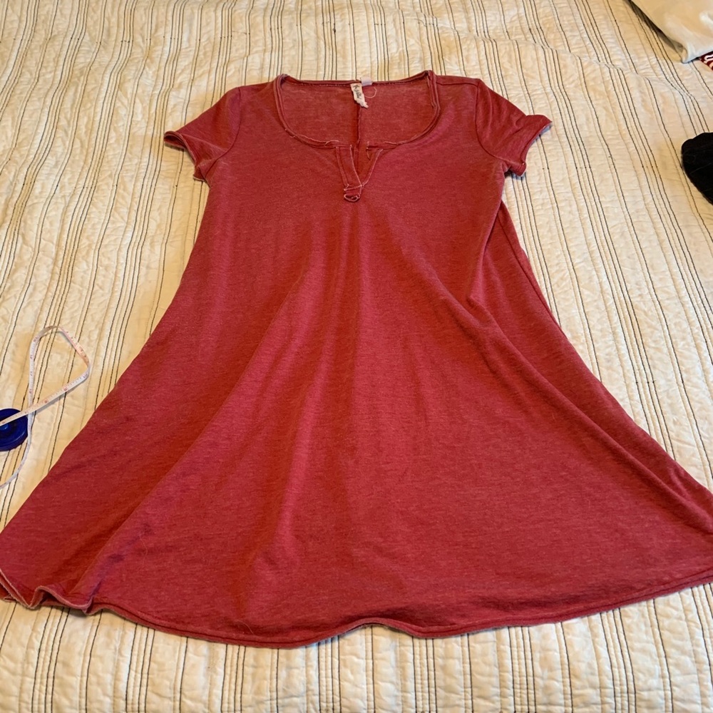 Red T-Shirt Dress